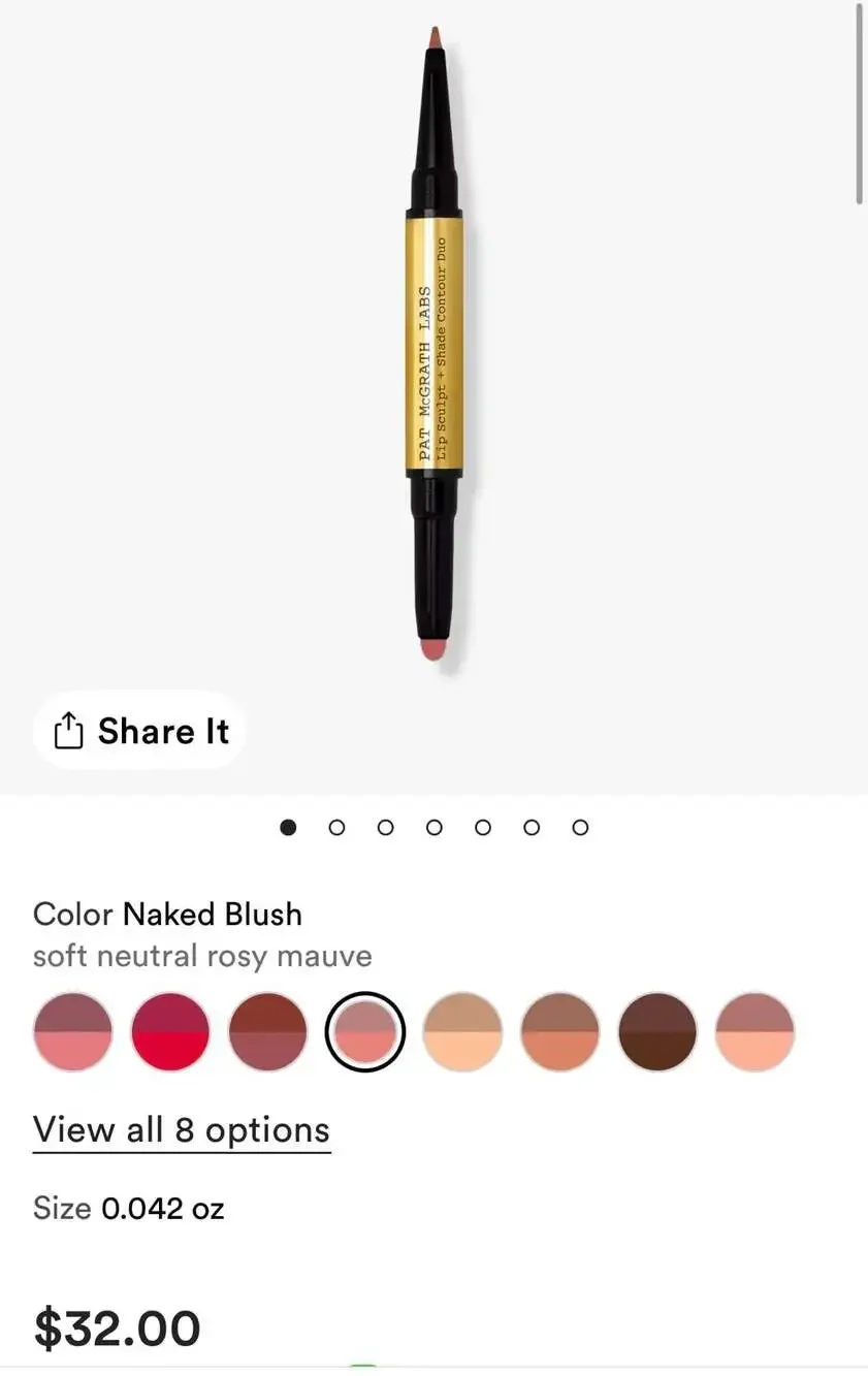Pat McGrath Labs Lip Sculpt + Shade Contour Duo in Naked Blush